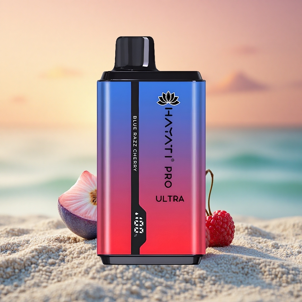 Hayati Pro Ultra 15000 Puffs Blaue Himbeer-Kirsche 850mAh 24ml