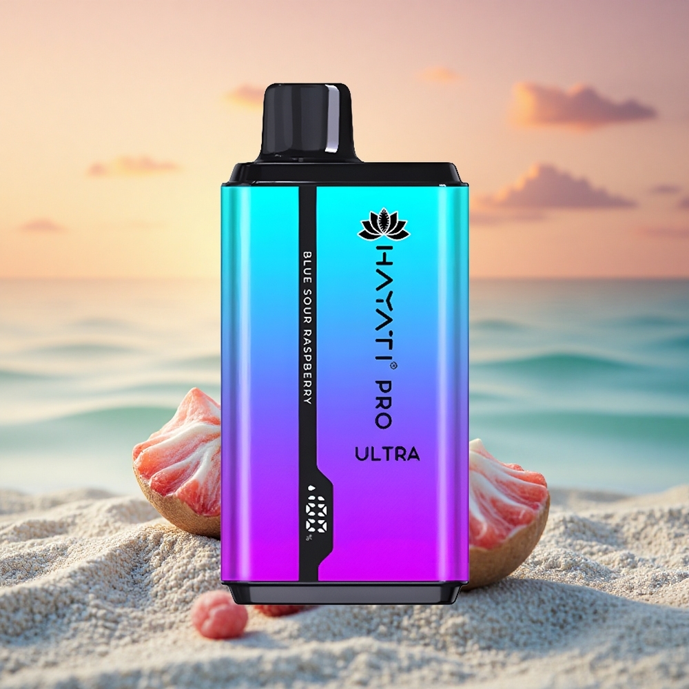 Hayati Pro Ultra 15000 Puffs Blaue Saure Himbeere 850mAh 24ml