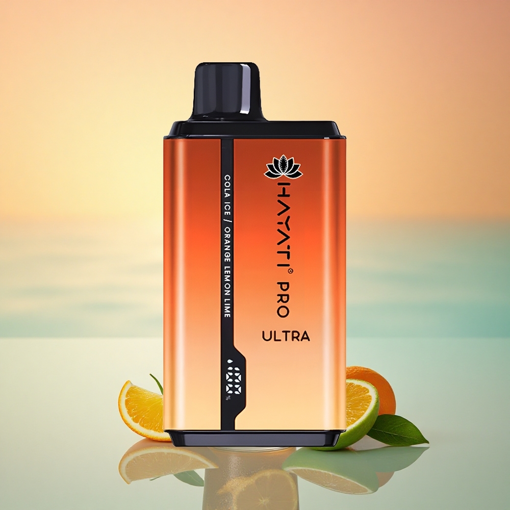 Hayati Pro Ultra 15000 Puffs Cola Eis Orange Zitrone & Limette 850mAh 24ml