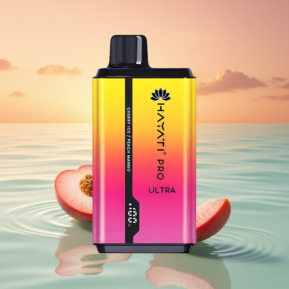 Hayati Pro Ultra 15000 Puffs Kirsch-Eis-Pfirsich-Mango 850mAh 24ml