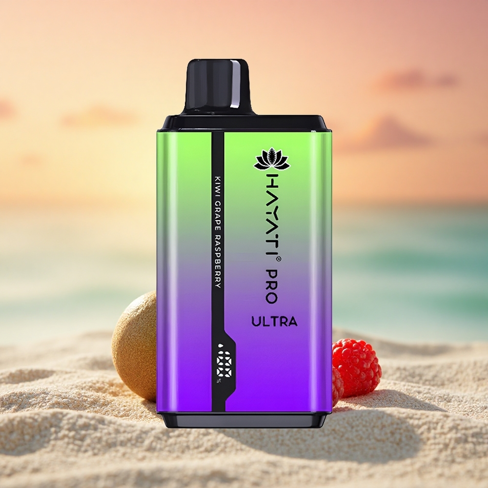 Hayati Pro Ultra 15000 Puffs Kiwi Traube Himbeere 850mAh 24ml 2%