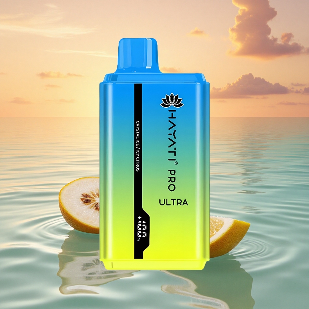 Hayati Pro Ultra 15000 Puffs Kristall Eis Zitrus Frische 850mAh 24ml