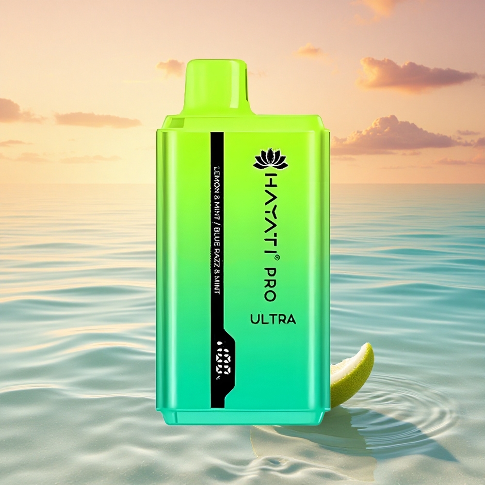 Hayati Pro Ultra 15000 Puffs Zitrone & Minze Blaue Himbeere & Minze mit 850mAh und 12ml