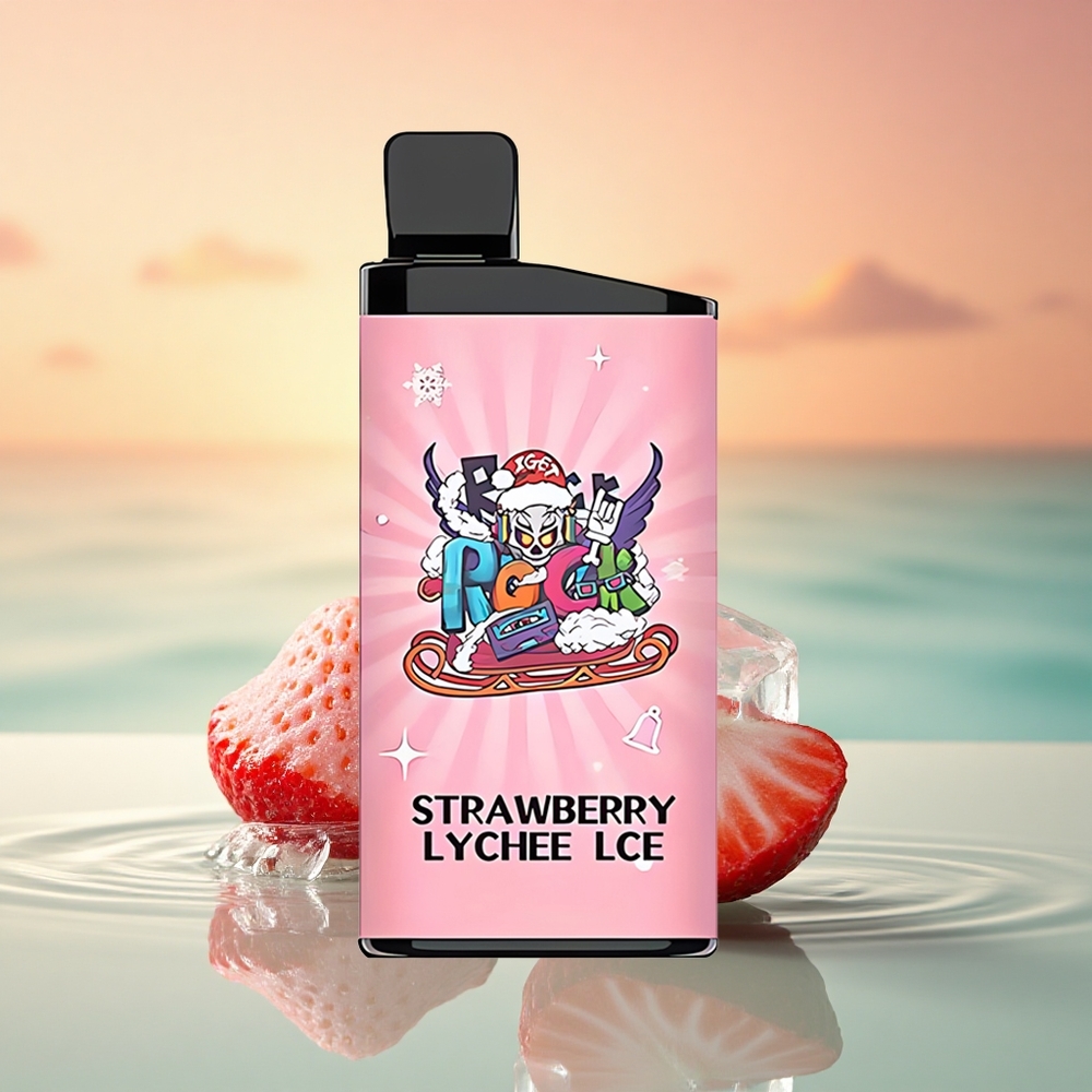 IGET Bar 3500 Puffs Erdbeer-Litschi-Eis 1400 mAh Mesh Coil