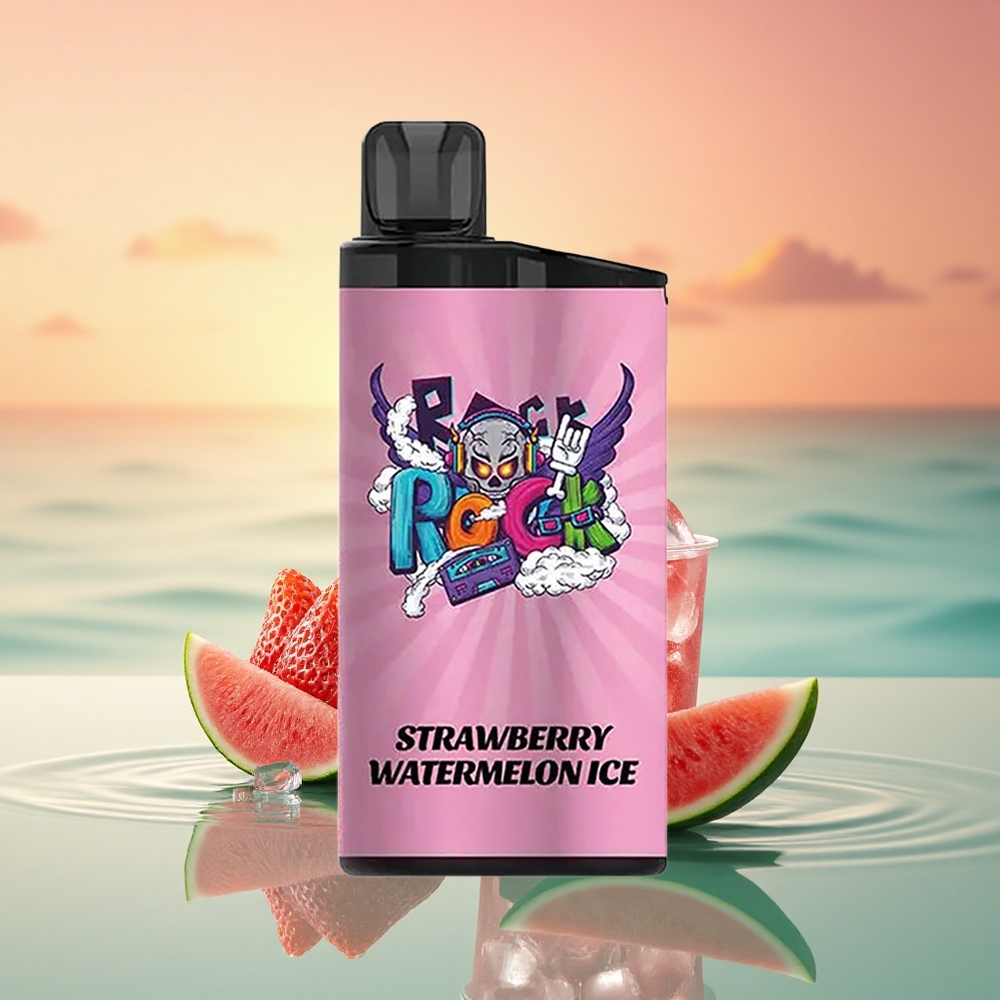 IGET Bar 3500 Puffs Erdbeer-Wassermelone-Eis 1400 mAh Mesh Coil PC+ALU