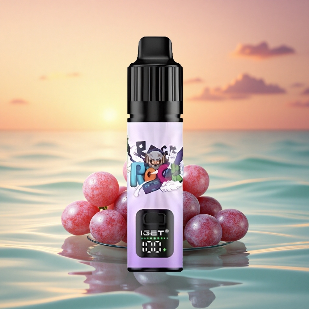 IGET BAR PLUS S3 POD 10000 Puffs Trauben-Eis 18 ml 5% Mesh