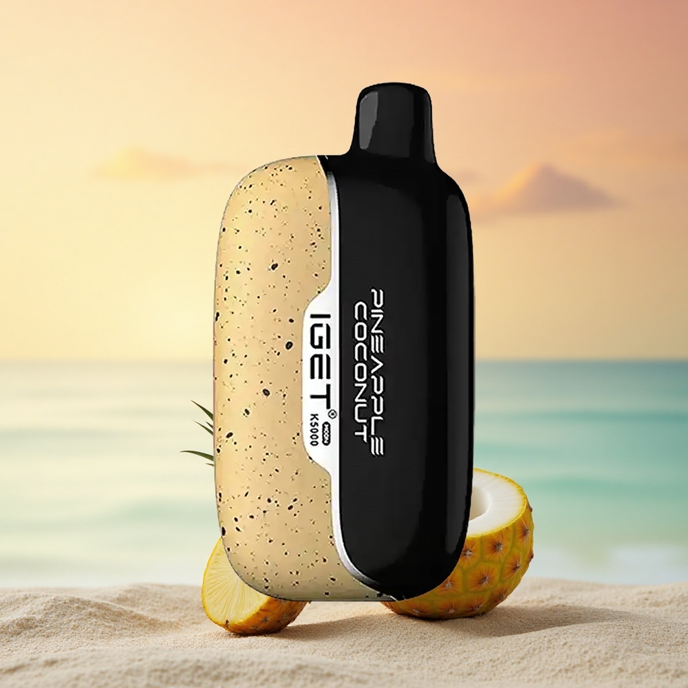 IGET Moon K5000 Puffs Ananas Kokos 5000 Puffs 1.35 Ohm Mesh
