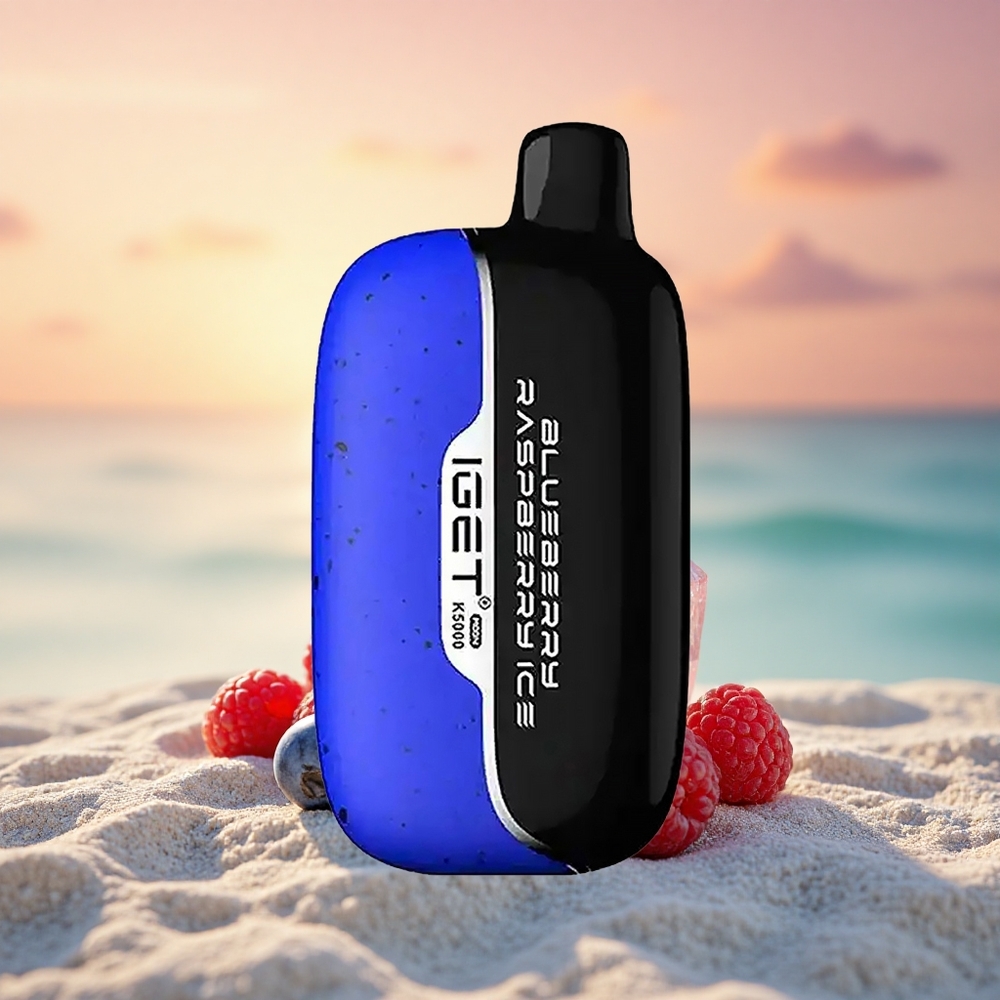 IGET Moon K5000 Puffs Blaubeere Himbeere Eis 5000 Puffs Mesh Coil 1.35 Ohm