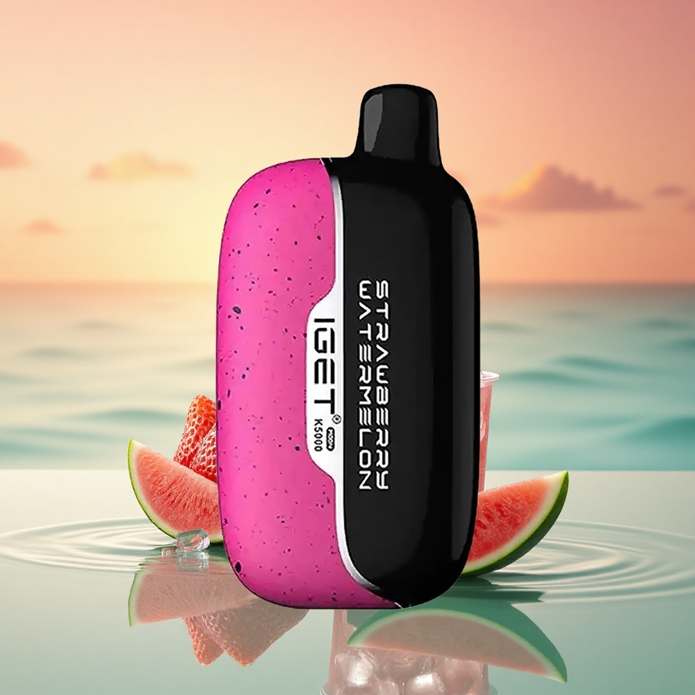 IGET Moon K5000 Puffs Erdbeer-Wassermelone-Eis 5000 Puffs 1.35 Ohm Mesh