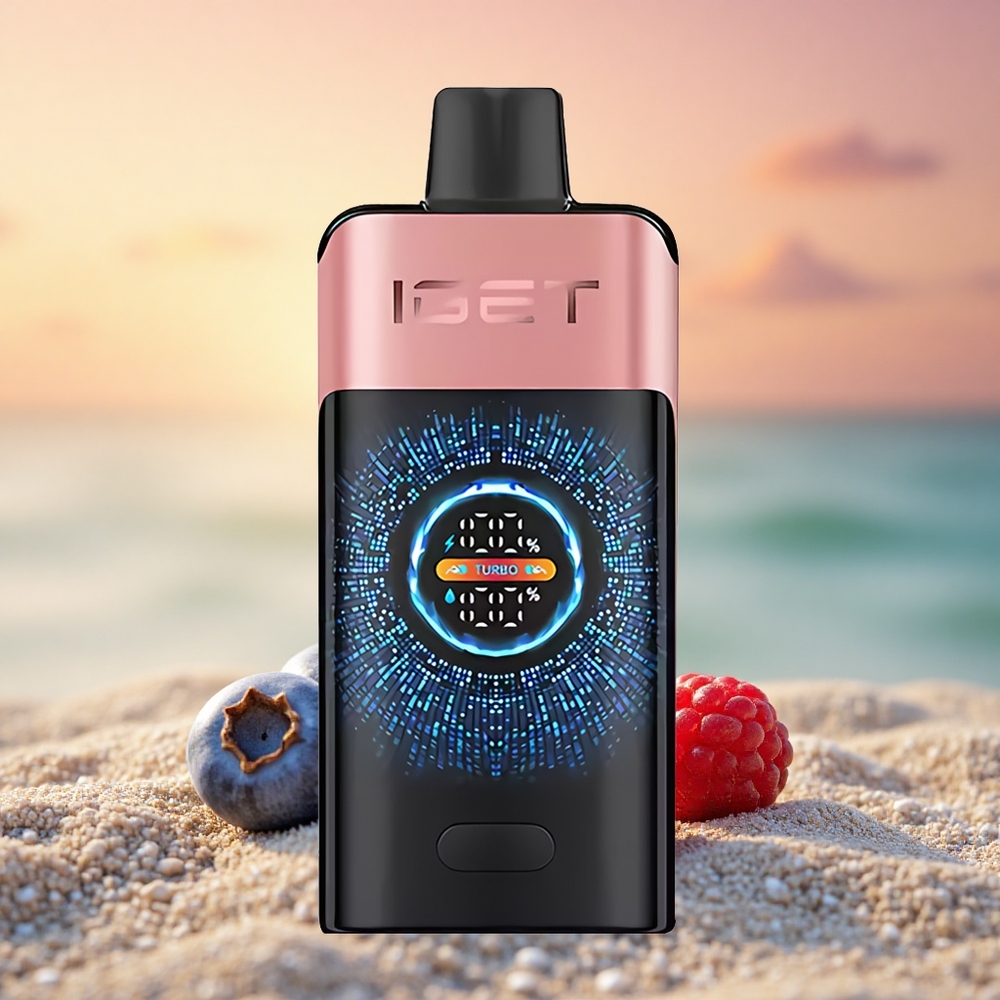 IGET ONE 12000 Puffs Blaubeere Himbeere Dual Mesh Curved Screen
