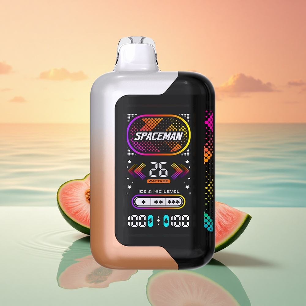 SMOK SPACEMAN SP40000 Puffs Saftiger Pfirsich-Wassermelone 1000mAh 20ml