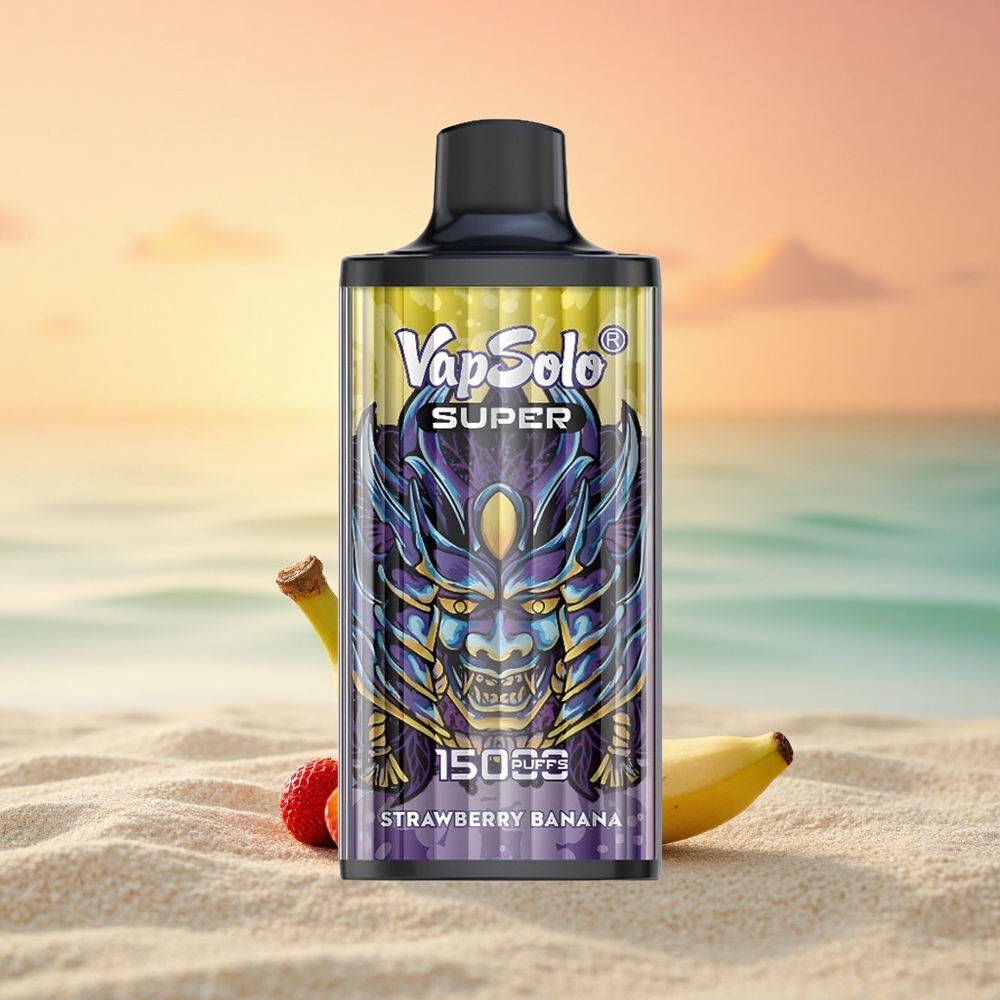Vapsolo Super 15000 Puffs Erdbeer-Banane 40ml 850mAh