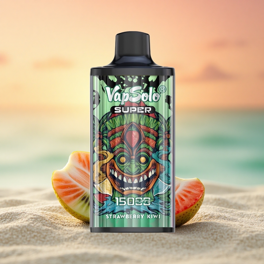 Vapsolo Super 15000 Puffs Erdbeer-Kiwi 40ml Typ-C Netzspule