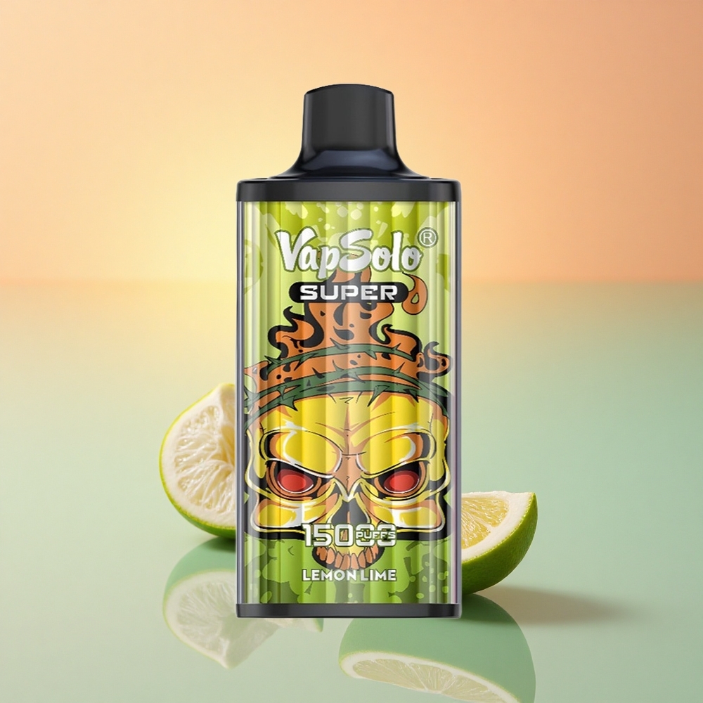 Vapsolo Super 15000 Puffs Lima Limon 40ml 850mah Type-C