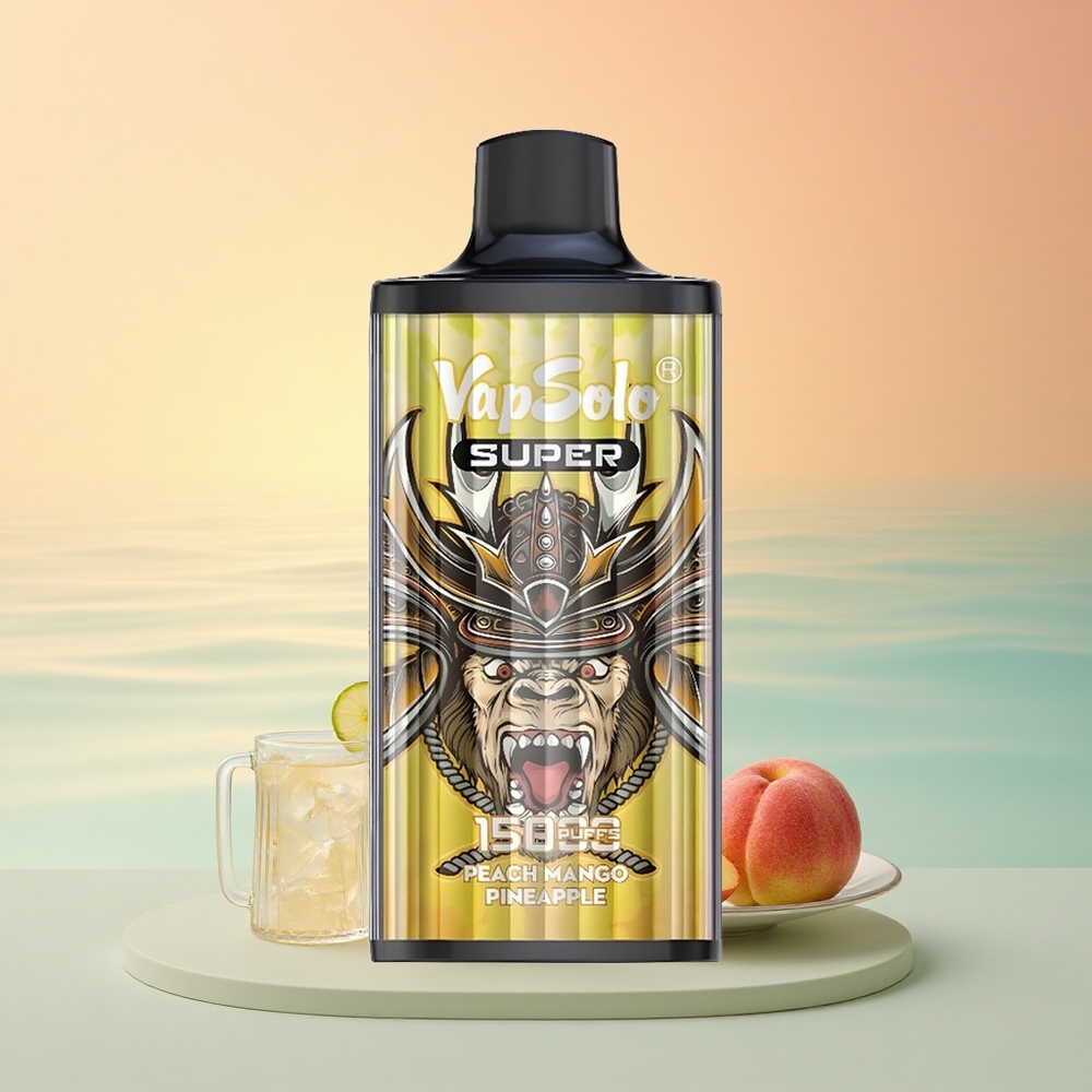 Vapsolo Super 15000 Puffs Pfirsich Mango Ananas 40ml 850mAh Type-C