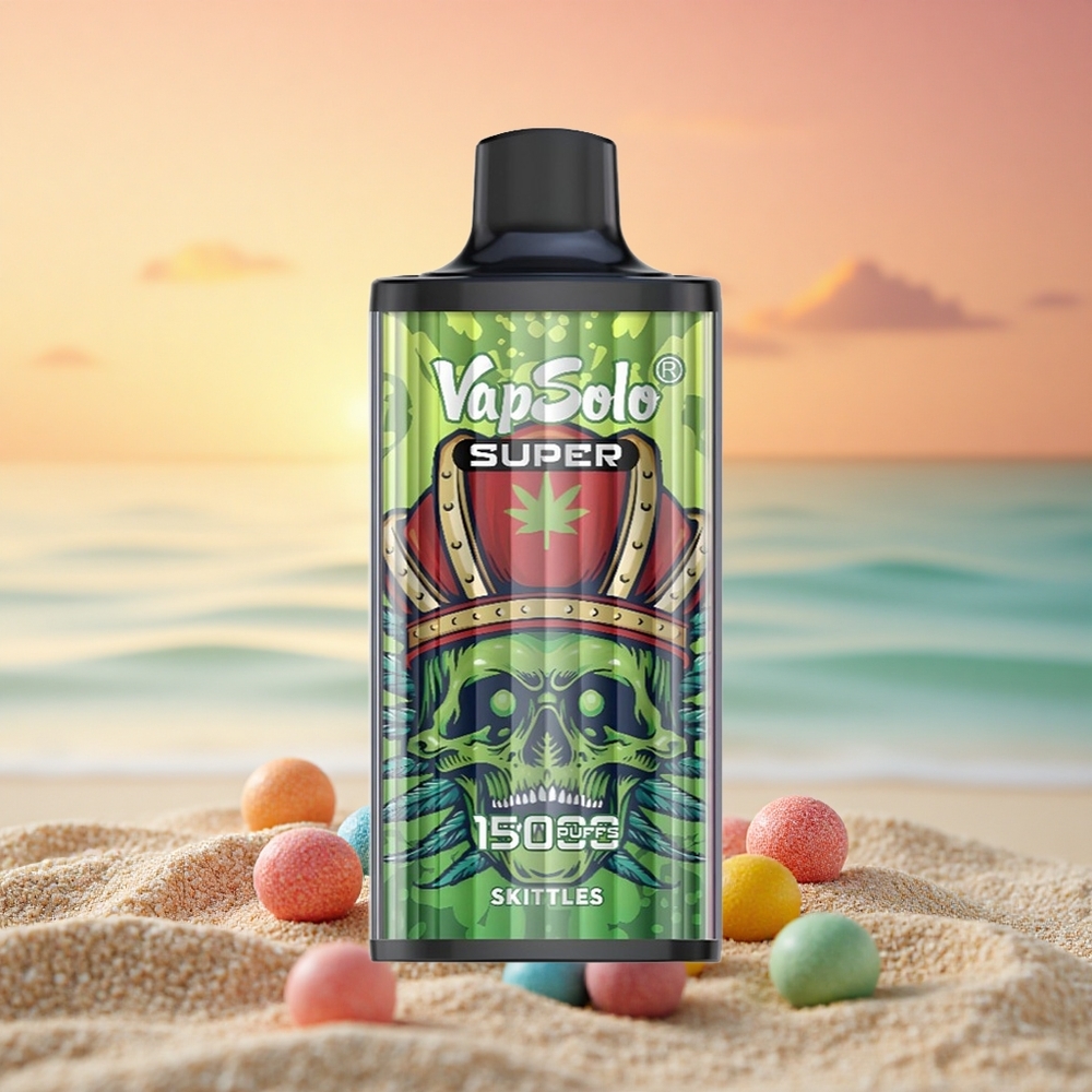 Vapsolo Super 15000 Puffs Skittles 40ml Mesh 850mah Typ-C