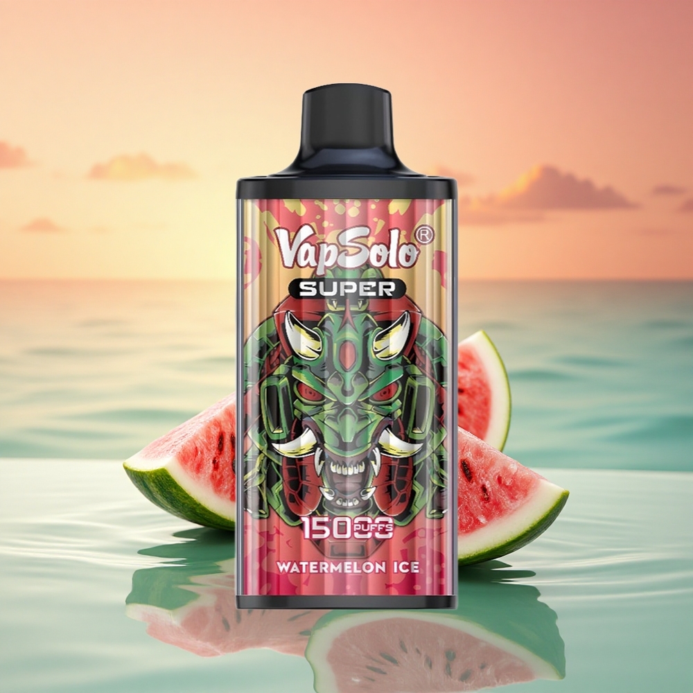 Vapsolo Super 15000 Puffs Wassermelonen-Eis Typ-C 850mAh