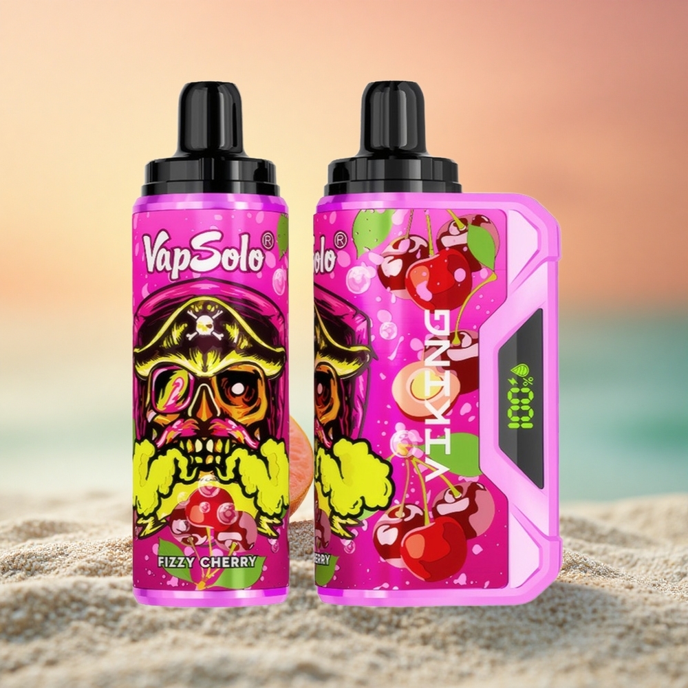 VapSolo VIKING 12000 Puffs Sprudelnde Kirsche 22ml Typ-C